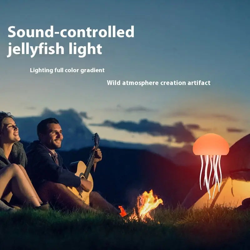 Jellyfish Mood Lamp LED Jellyfish Night Light Portable Jellyfish Lamp Jellyfish Decorations Smart Table Lamp For Bedside Desk tableandwalllamps