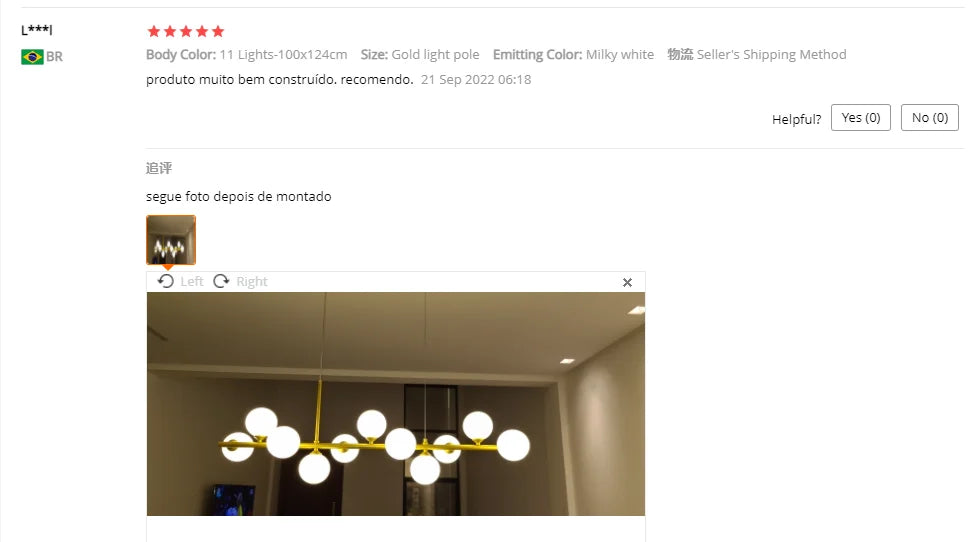 Nordic Modern LED Pendant Gold Light Glass Ball 11 Heads Hanging Lamp for Kitchen Living Dining Room Suspension Luminaire Design