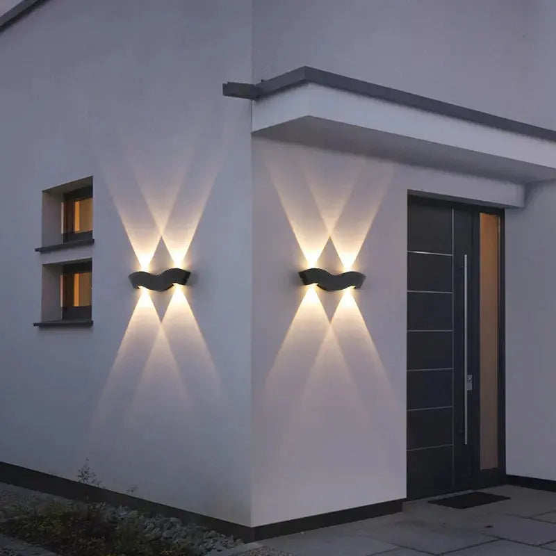 IP65 outdoor waterproof wall light 220V 4W/6W/7W LED light villa park courtyard porch light sconce decorative lighting tableandwalllamps