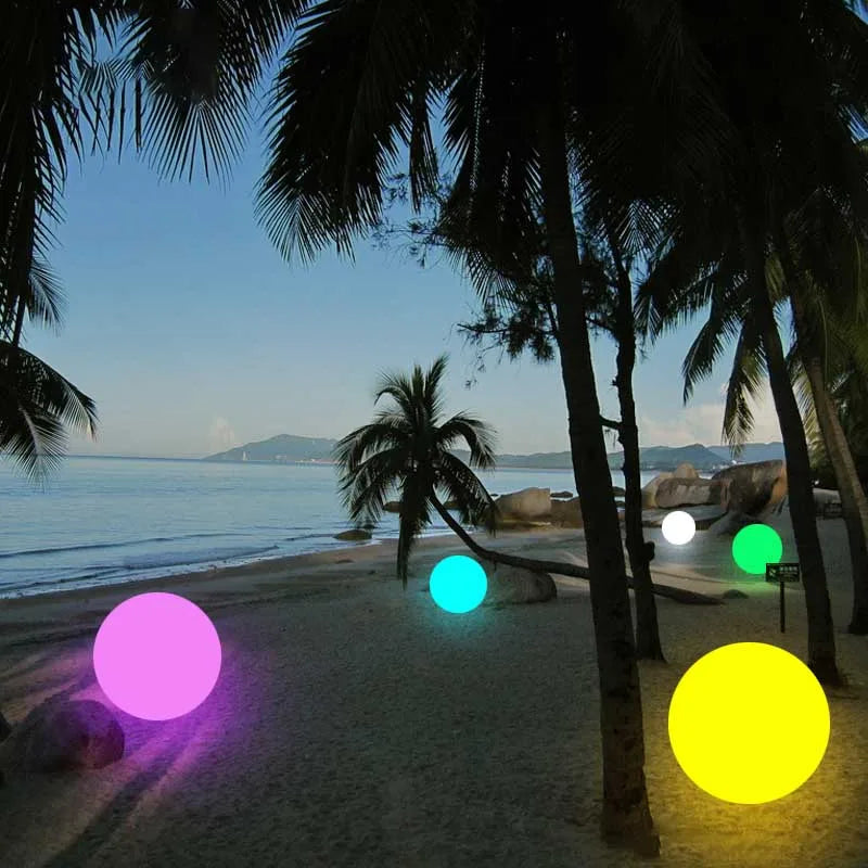 Waterproof LED Garden Ball Light landscape lighting deco jardin exterieur Outdoor Party Wedding bar piscina Floating Lawn Lamps tableandwalllamps