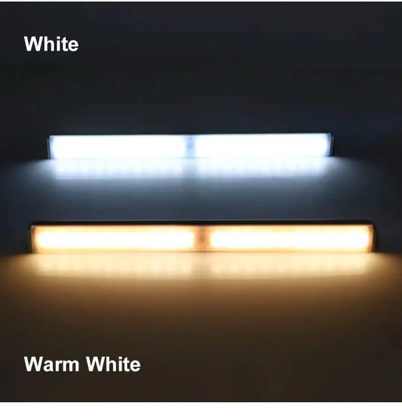 Rechargeable stairs led light bar home decor luminaria bathroom mirror light wall lamps Infrared PIR sensor auto on off 15-50cm tableandwalllamps