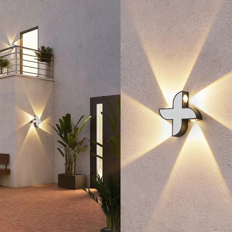 IP65 outdoor waterproof wall light 220V 4W/6W/7W LED light villa park courtyard porch light sconce decorative lighting tableandwalllamps