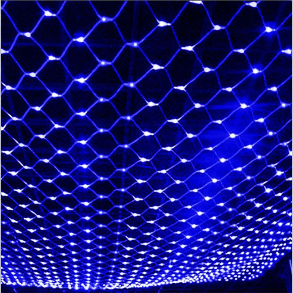 Net Mesh Led Lights 3M/6M/12M LED String Christmas Fairy Curtain Garland Outdoor Waterproof For Party Garden Wedding Decoration tableandwalllamps