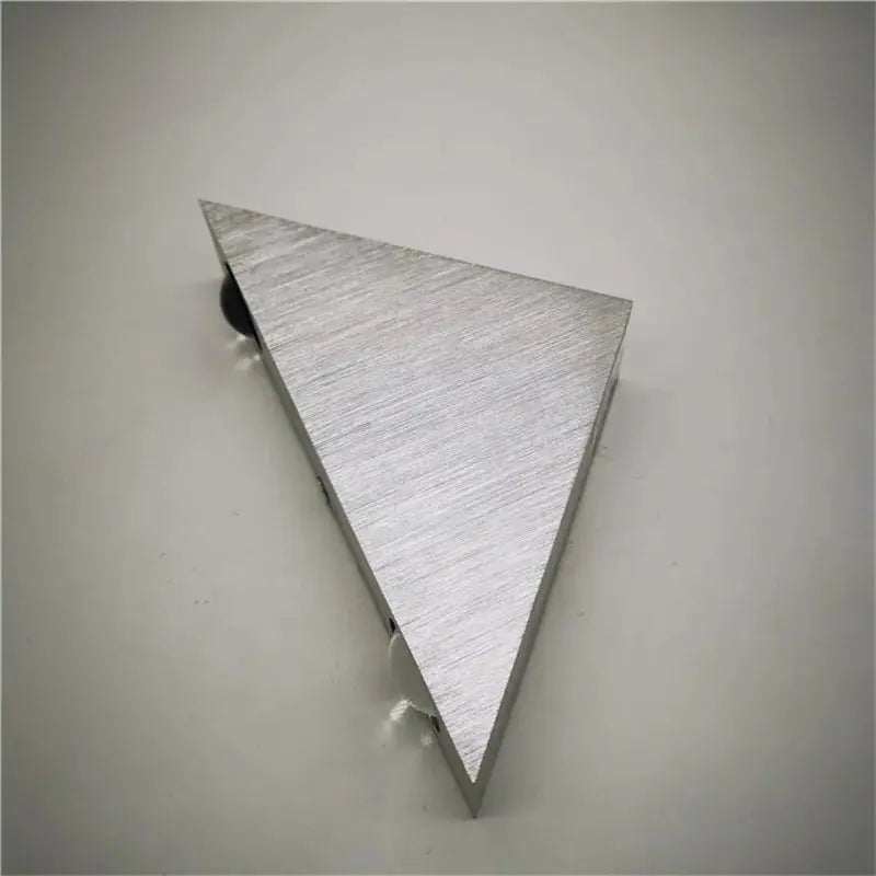 Indoor LED Lighting Aluminium 3W Wall Lamp Brushed Silver Triangle Shape Modern Bedroom Beside Light for Home Decor AC110V 220V tableandwalllamps