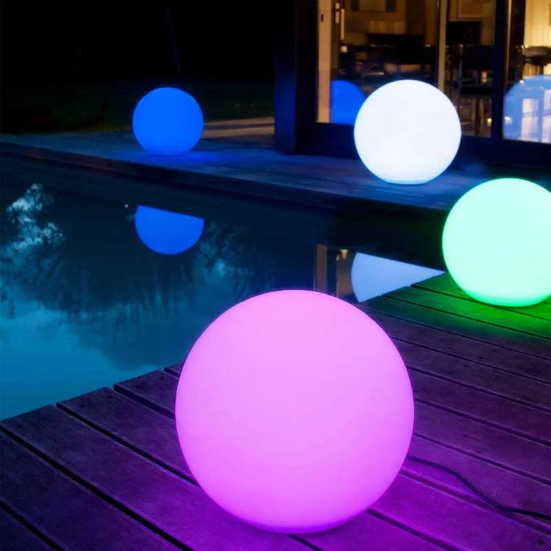 Waterproof LED Garden Ball Light landscape lighting deco jardin exterieur Outdoor Party Wedding bar piscina Floating Lawn Lamps tableandwalllamps