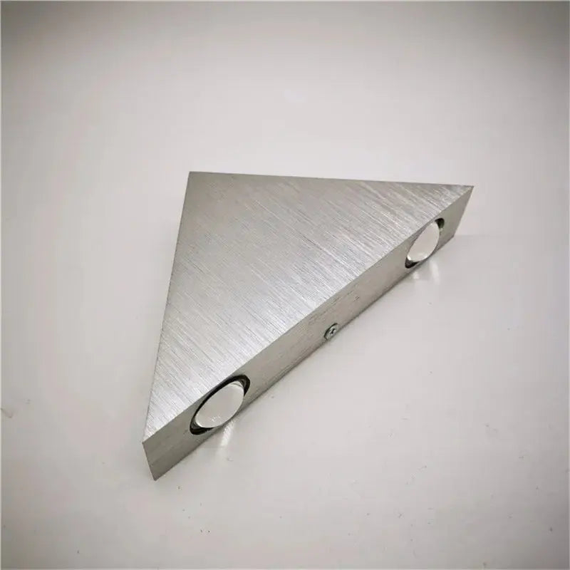 Indoor LED Lighting Aluminium 3W Wall Lamp Brushed Silver Triangle Shape Modern Bedroom Beside Light for Home Decor AC110V 220V tableandwalllamps