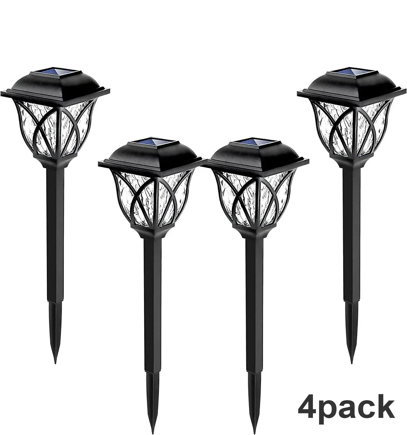 8 Pack Solar Yard Lights Bright Lawn Lights Outdoor Waterproof Led Solar Pathway Lights Landscape Path Lights tableandwalllamps