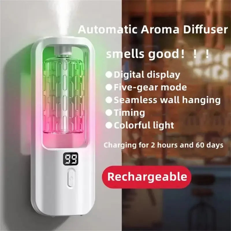 Aroma Diffuser Humidifier Fragrance Essential Oil Aromatherapy Machine Air Freshener Hotel Bedroom Toilet Bathroom Deodorization tableandwalllamps