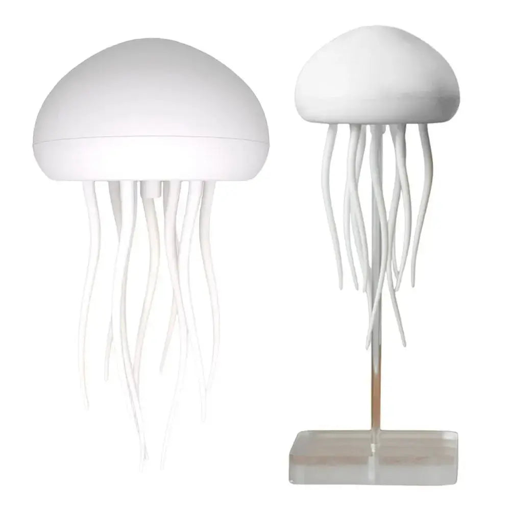 Cartoon Dancing Jellyfish Night Light RGB Gradient Cute Jellyfish Bedside Lamp Voice Control Type-C Charging LED Night Lamp tableandwalllamps