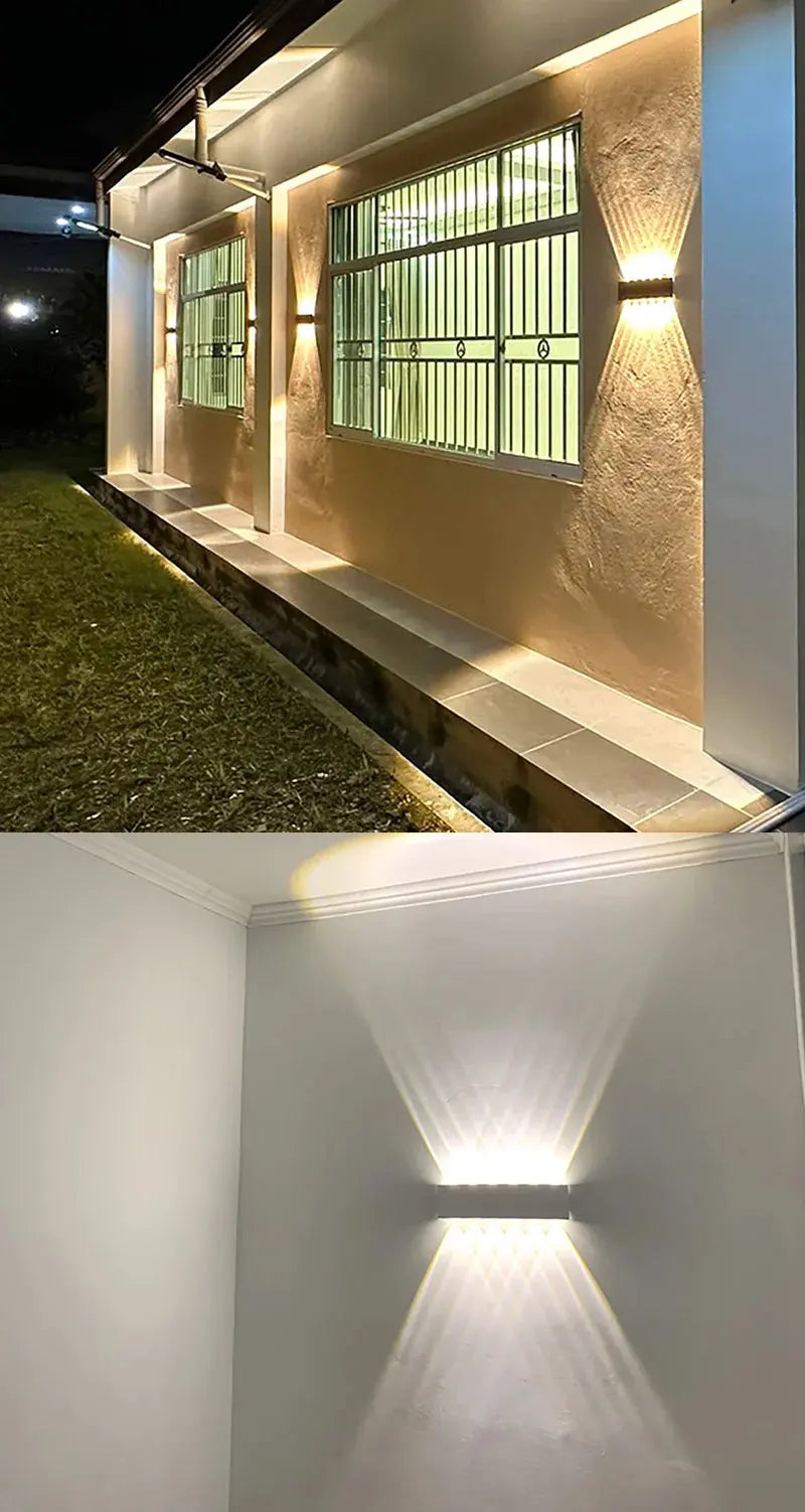 Aluminum LED Wall Lamp Waterproof IP65 Outdoor Garden Lights 8W 12W Interior Wall Light for Bedroom Living Room Stairs Lighting tableandwalllamps