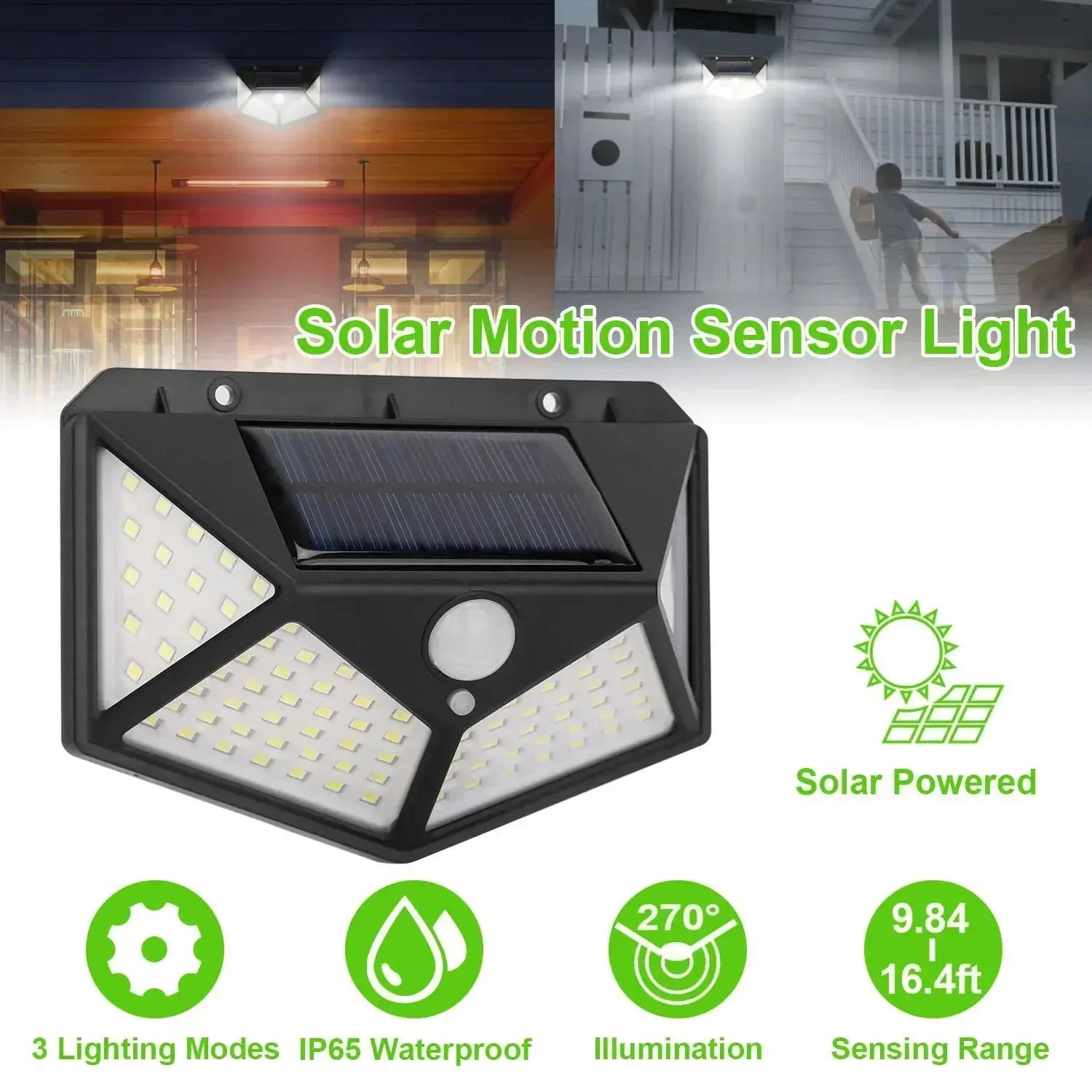 Multifunctional Solar Lamp Outdoor Garden Decoration Solar LED Light Waterproof Sunlight Powered Spotlight with Motion Sensor tableandwalllamps