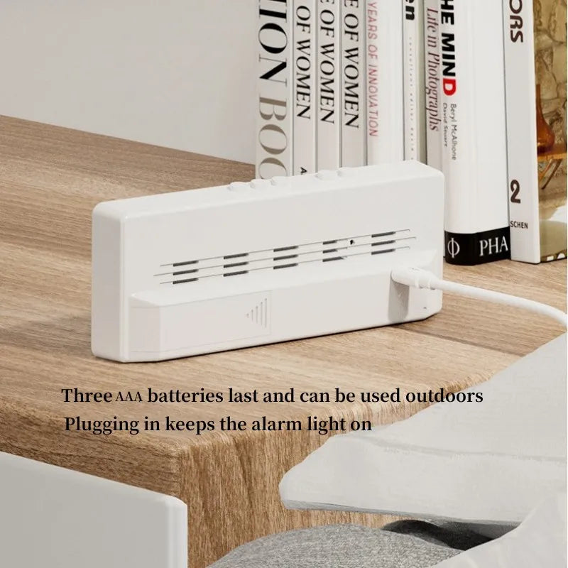 LED Alarm Clock Electronic Student Digital Clock Voice Control Dual Snooze 12/24H Dual Alarms Temperature Mute Table Clock tableandwalllamps