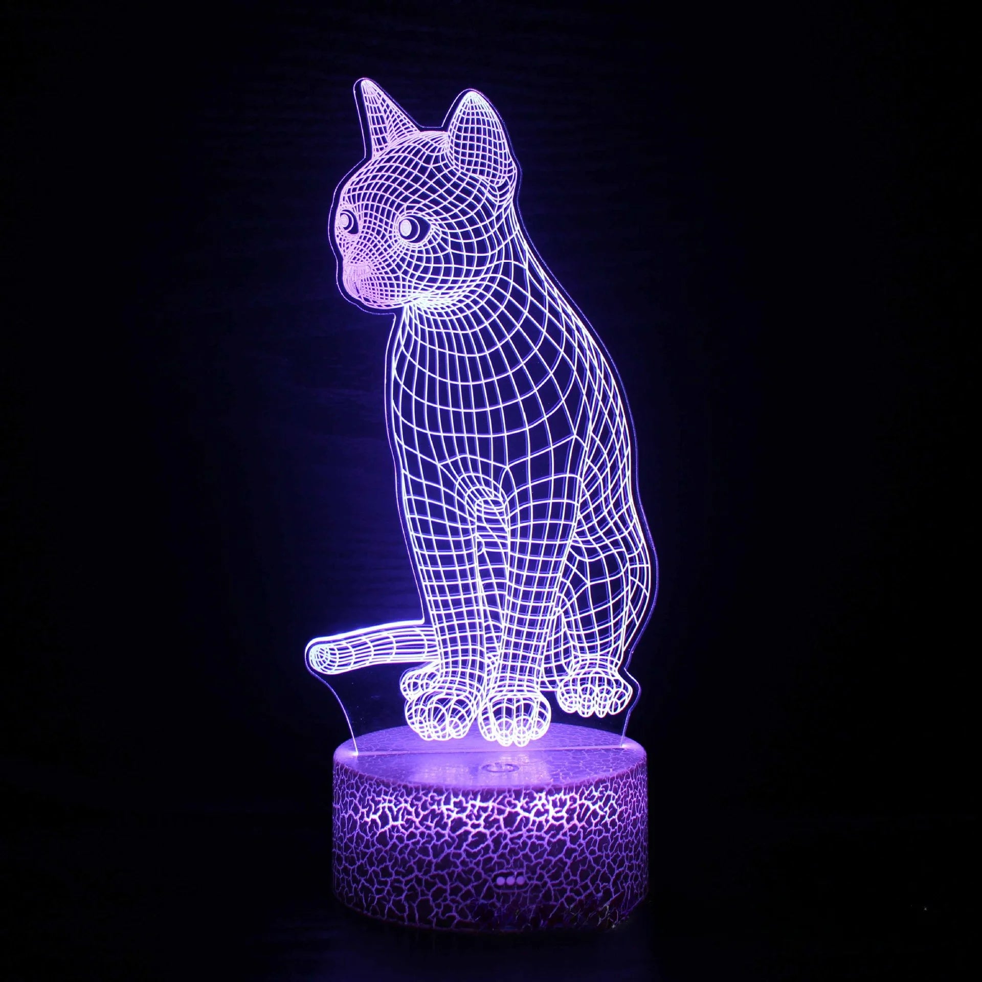 Nighdn 3D Lamp Illusion Cat Night Lights for Kids Room Decor LED 7 Color Chaging Table Lamp with USB Nightlight Birthday Gifts tableandwalllamps