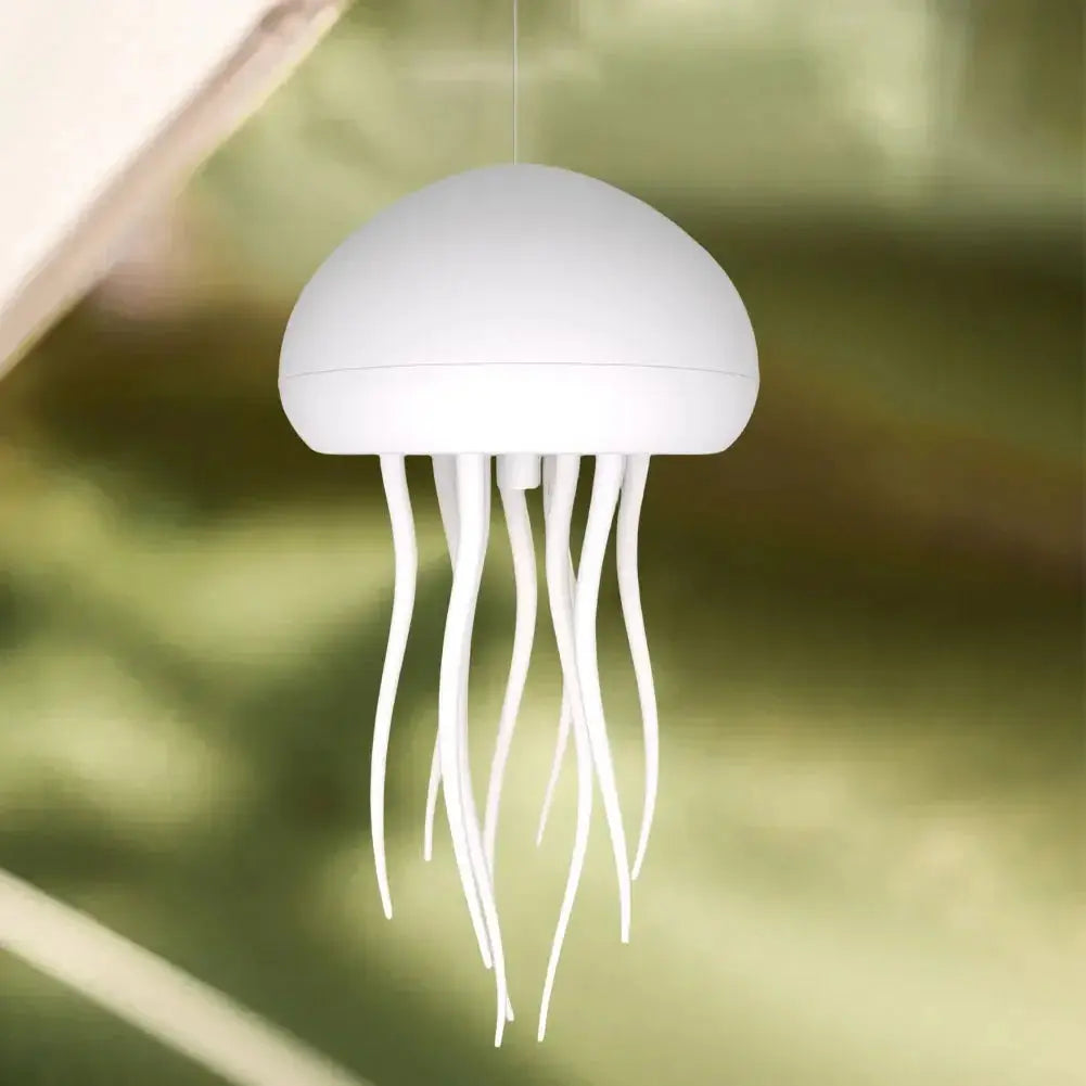 Cartoon Dancing Jellyfish Night Light RGB Gradient Cute Jellyfish Bedside Lamp Voice Control Type-C Charging LED Night Lamp tableandwalllamps