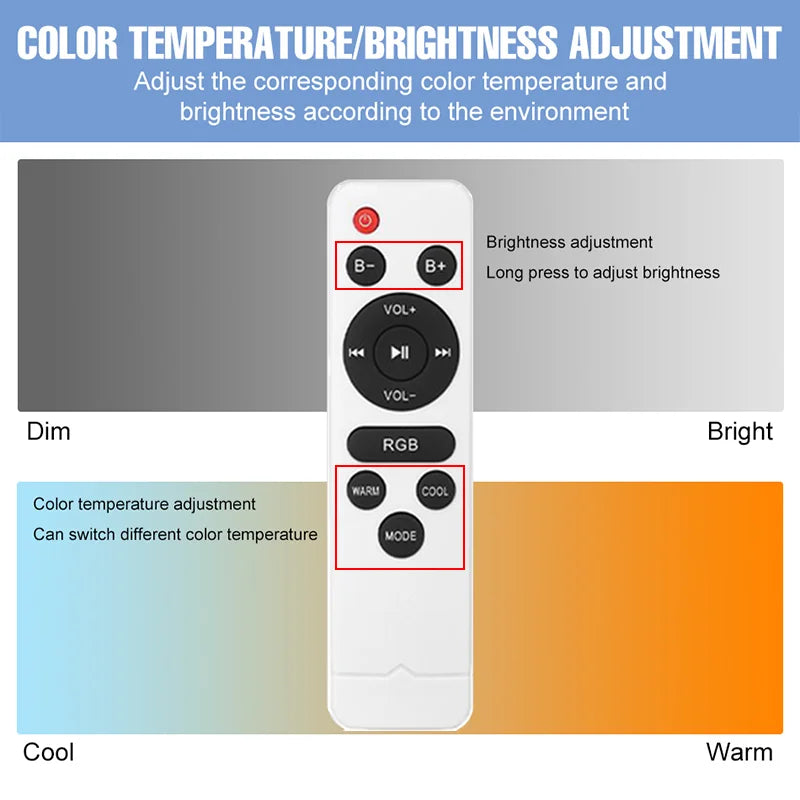 LED Ceiling Light Smart App Control RGB Music Ceiling Lamp Bluetooth Speaker Indoor Living Recreation Room Bedroom Light110/220V