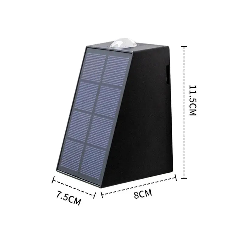 Solar Wall Light Strong Brightness Outdoor Waterproof Home Garden Arrangement Terrace Balcony Atmosphere Decoration Night Lamp tableandwalllamps