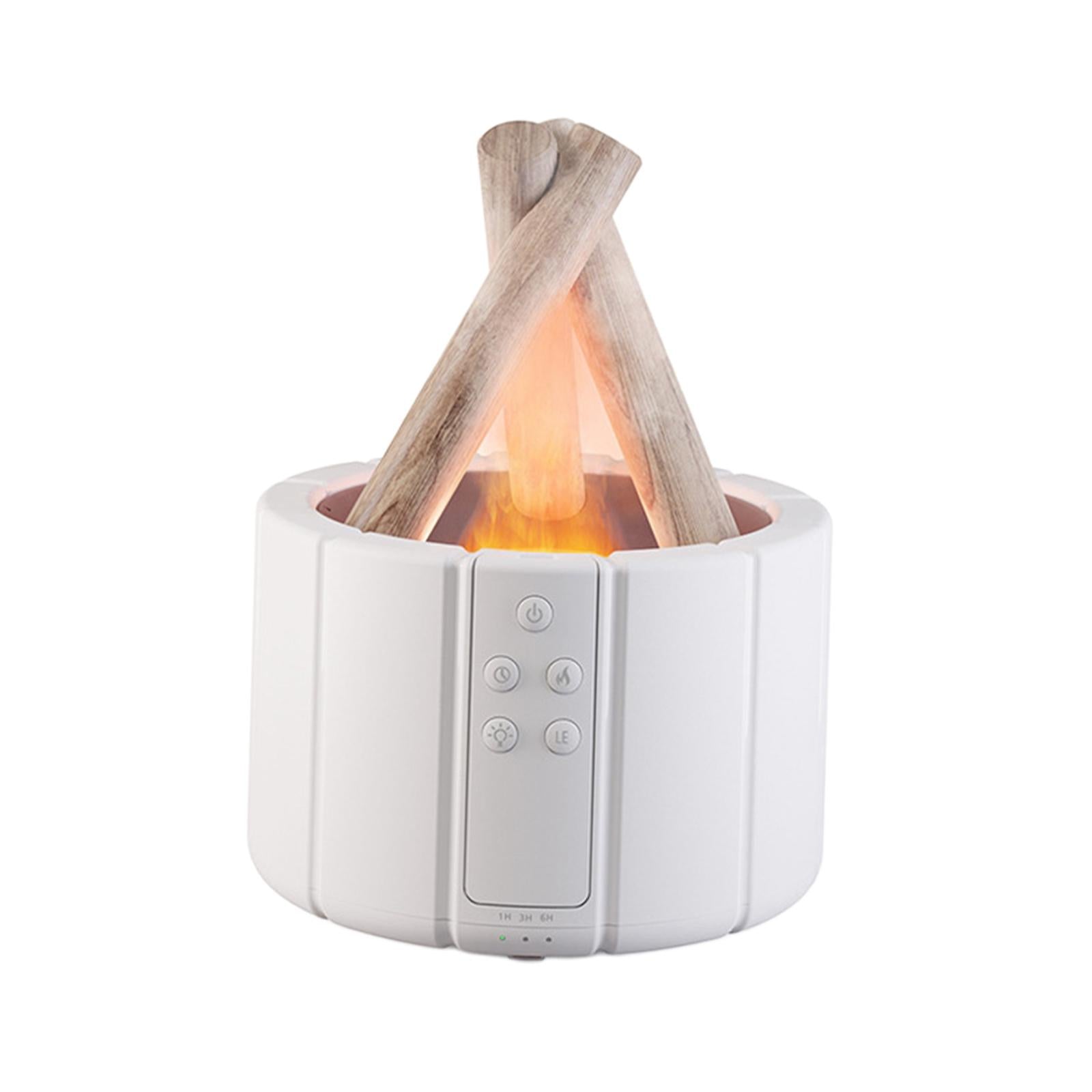 Flame humidifier SPA office essential oil diffuser silent living room large room home campfire aromatherapy machine tableandwalllamps