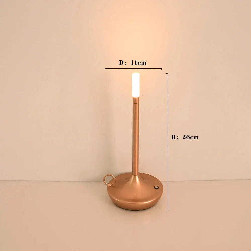 Candle Creative Atmosphere Table Lamp Rechargeable Touch Camping Desk Lamps for Coffee Restaurant Table Decoration Night Light tableandwalllamps