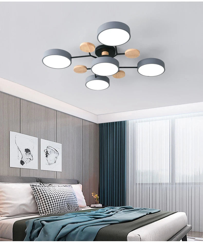 Modern living room bedroom villa LED ceiling lamps restaurant lighting hotel apartment ceiling chandelier lights factory sales