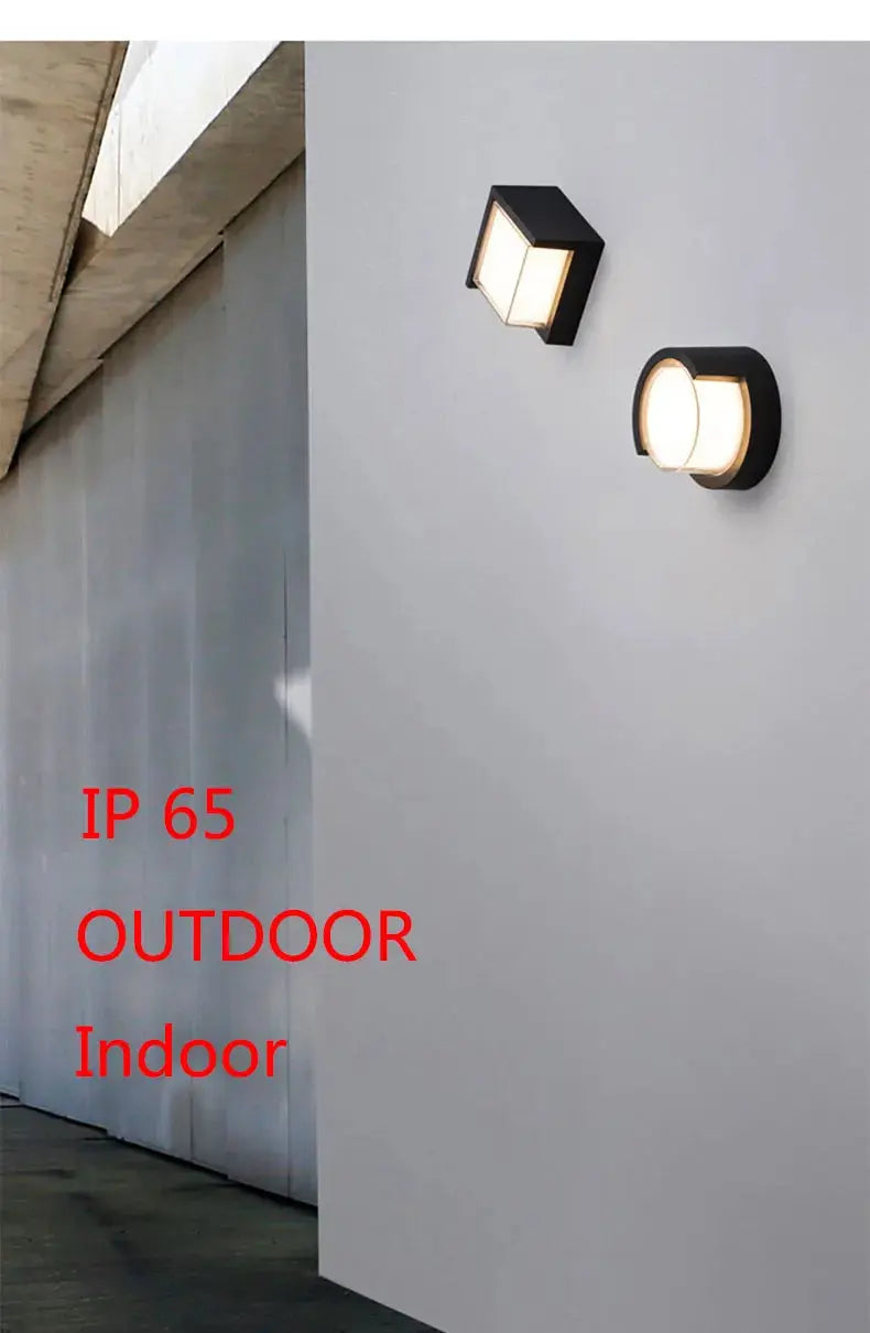 18W  Wall lamp Outdoor Waterproof LED Wall light Radar Motion Sensor AC85-265V Aluminum Garden Porch Lights wall lamp tableandwalllamps