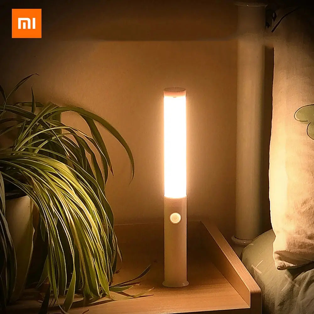 Xiaomi Hand-held lamp Closet Wardrobe Bedroom Bedside 3 Color USB Charging Durable Sturdy Cordless 360 Auto Motion LED Desk Lamp tableandwalllamps