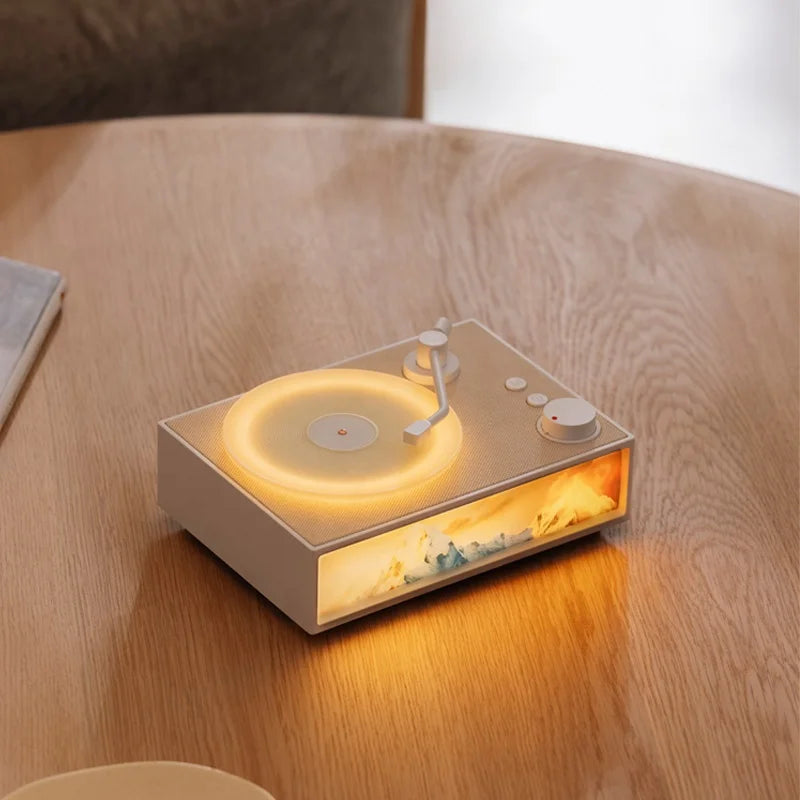 New creative aromatherapy combination film type bluetooth speaker and can be used as a bedside multifunction night light tableandwalllamps