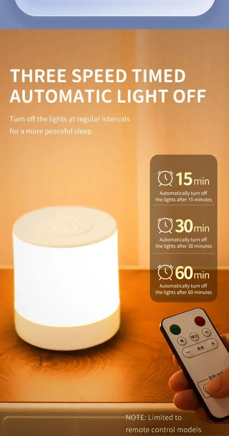 Xiaomi Bedside Led Night Lights Dimmable Charging Desktop Night Lamps Bedroom  Lighting Decoration Touch Reading Table Lamps tableandwalllamps