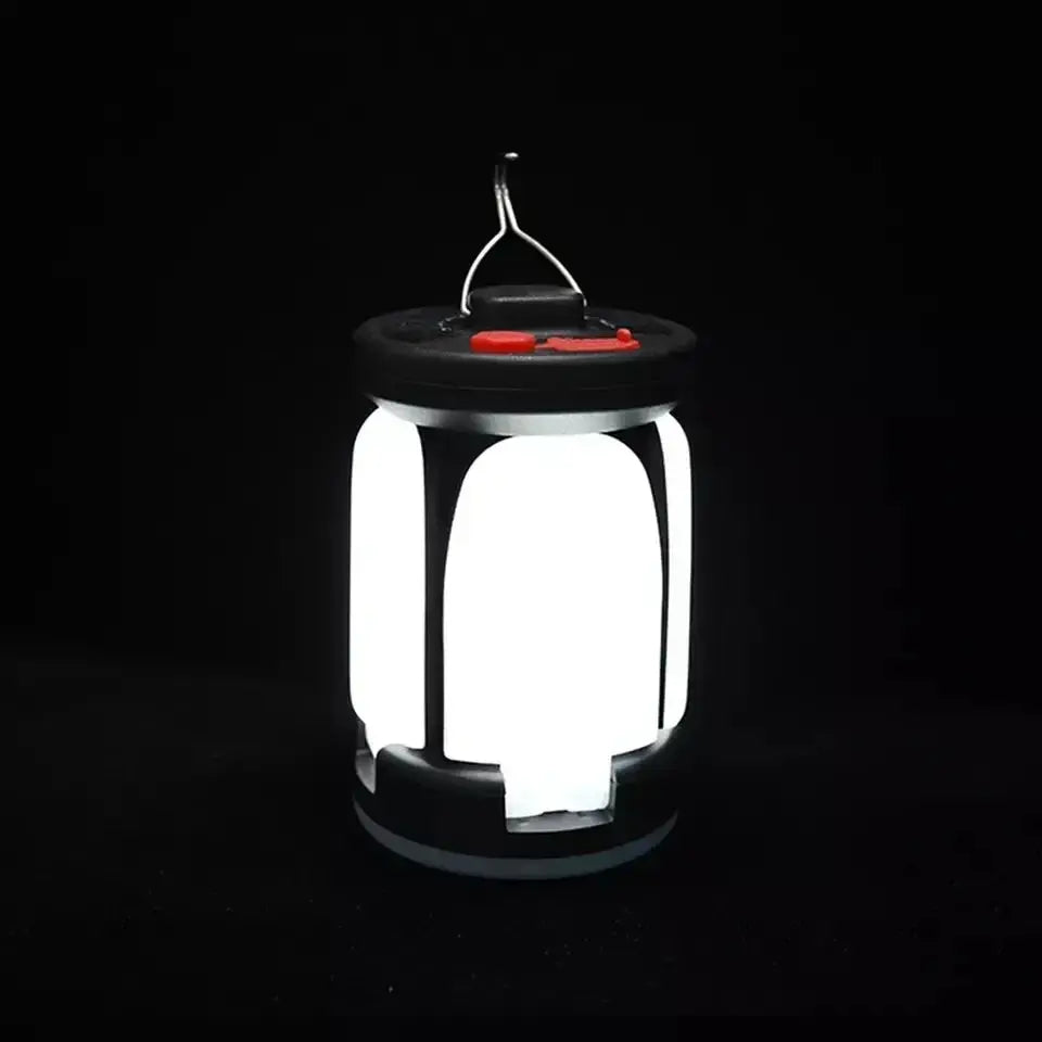 High Power Solar LED Camping Lantern Rechargeable 4500mAh 1000LM Emergency Power Bank Foldable 6 Light Modes for Camping Fishing tableandwalllamps