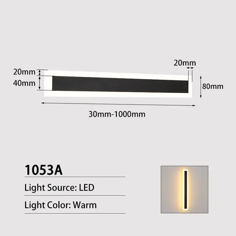 JoollySun Wall Light LED Lighting Waterproof Lamp For Outdoor Blacony Corridor Bedroom Living Room Modern Home Decor Fixtures tableandwalllamps