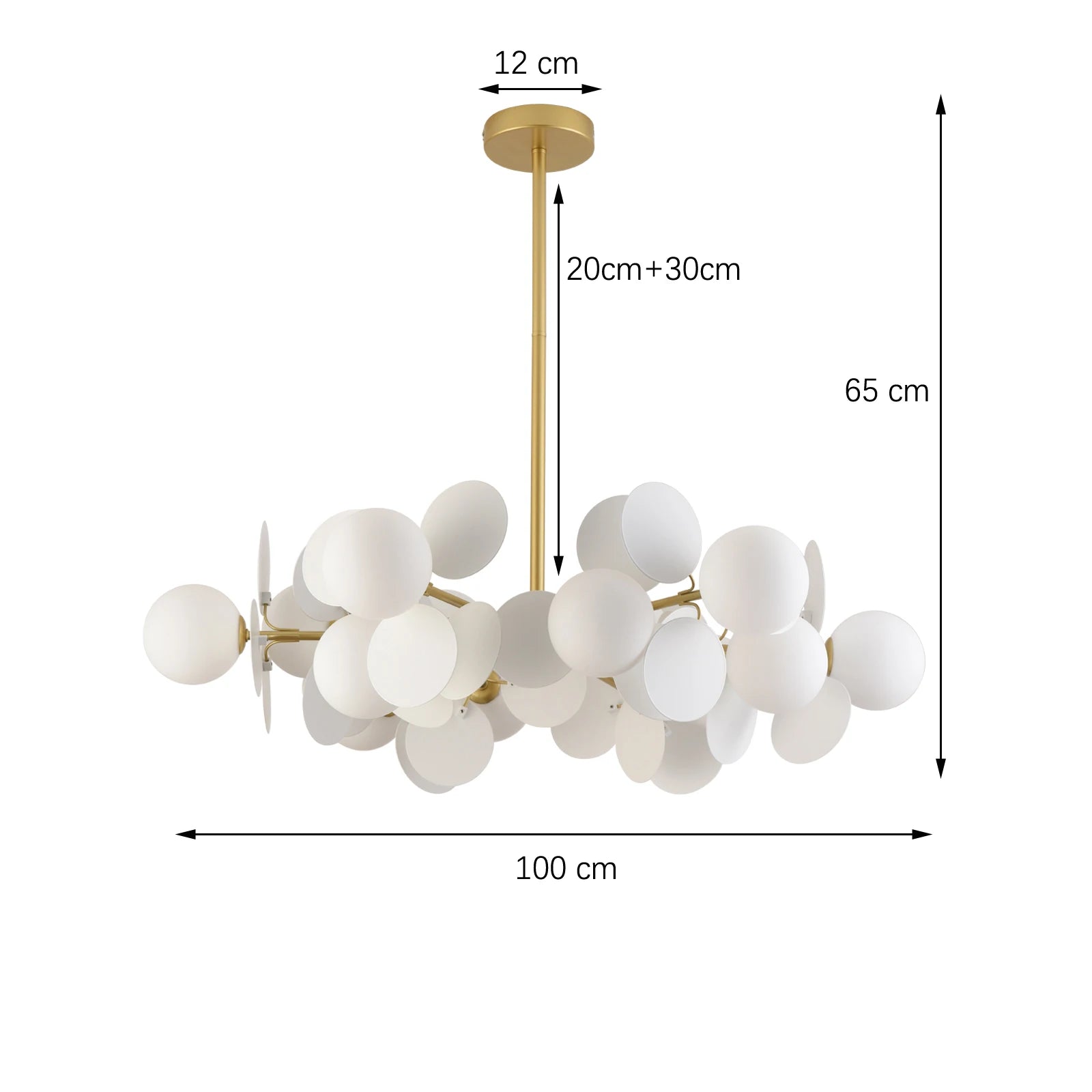 Scandinavian Style Chandelier For The Children's Room Nursery Bedroom Modern Led Chandeliers Living Room With Petals Lighting