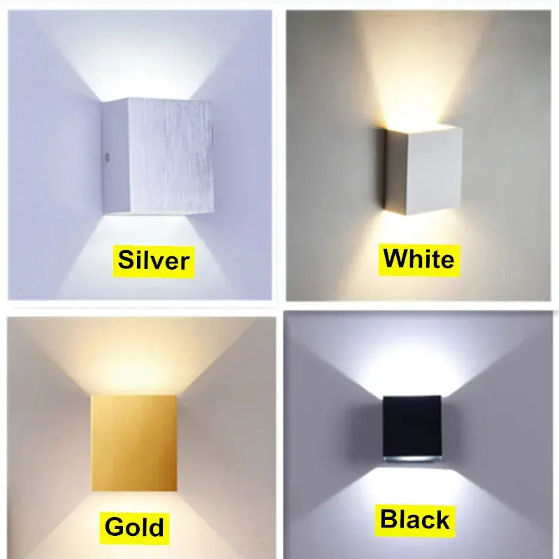 Indoor Wall Lamp Living Room Bedside Stair Light Aluminium Waterproof IP65 Balcony Sconce LED Wall Light Porch Lamp for Deco tableandwalllamps