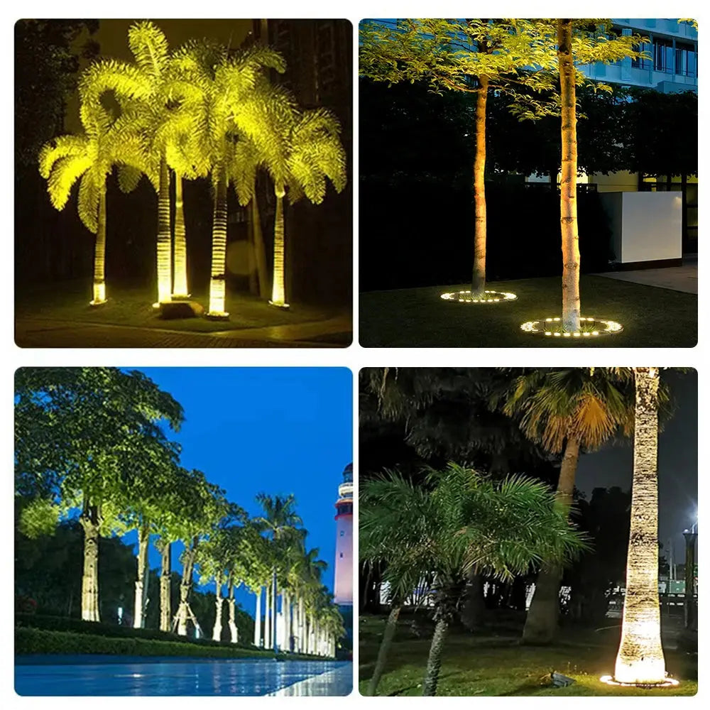 LED Outdoor Tree Spot Light LED Wall Washer Aluminum RGB IP65 Can be used outdoors under large trees and cylindrical cones tableandwalllamps