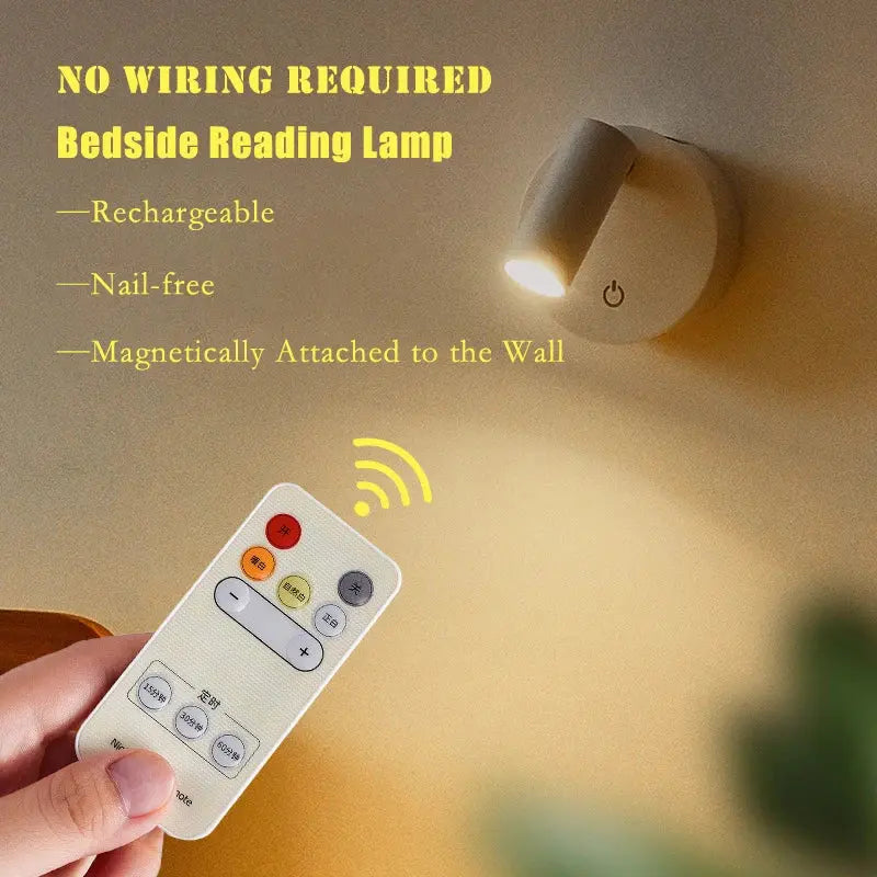 LED Wall Lamp Touch & Remote Control Rechargeable Wall Lamp Battery Powered LED Cordless Wall Sconces Light With USB Charging tableandwalllamps