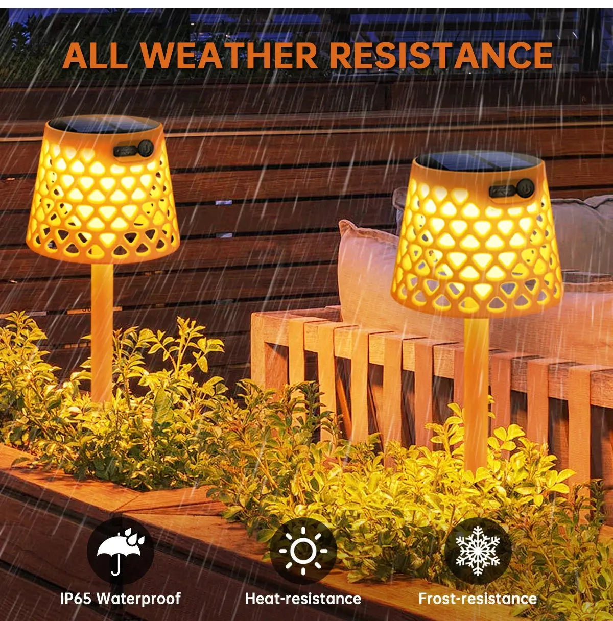 3in1 Solar Table Lamp Outdoor Cordless Solar Ground Light Wall Light for Garden Yard Patio Led Desk Lamp Three Install Way tableandwalllamps