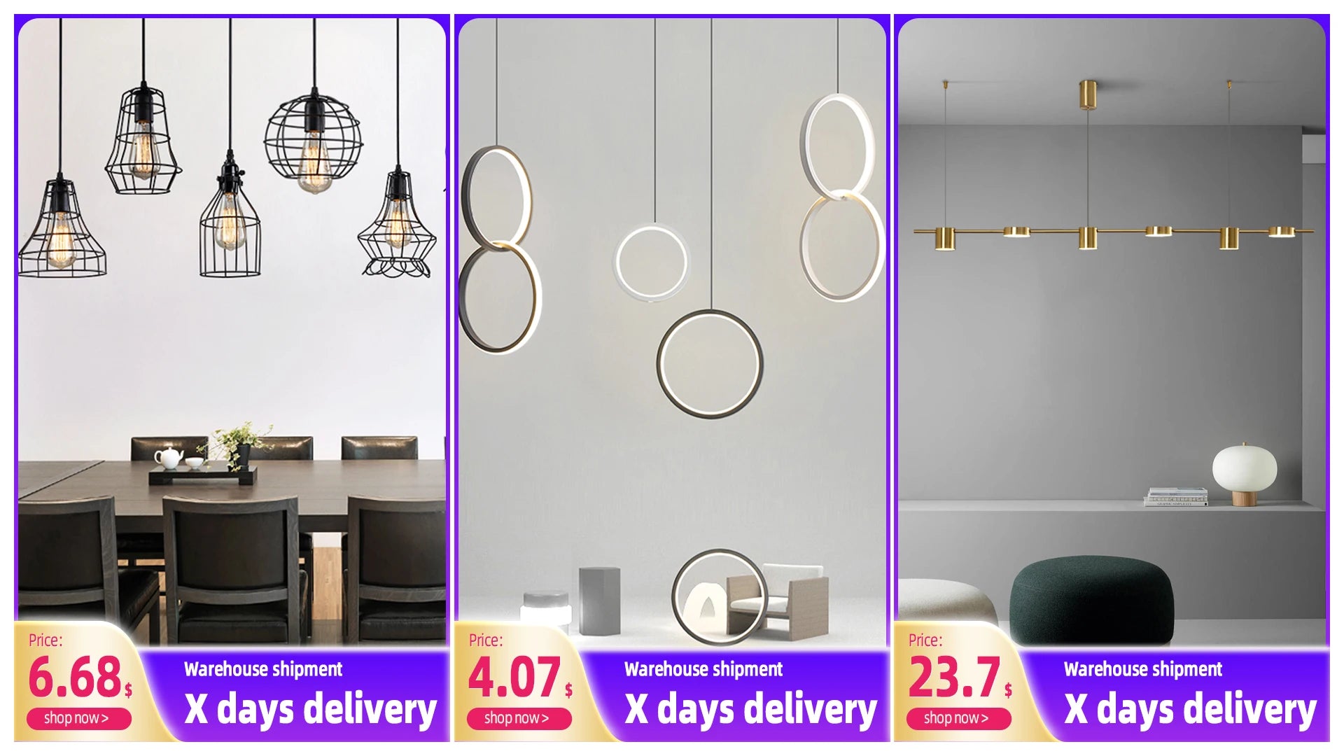 Modern Led Living Room Chandeliers Dining Table Ceiling Chandelier Kitchen Hanging Light Fixture Dimmable Indoor Lighting Lamp