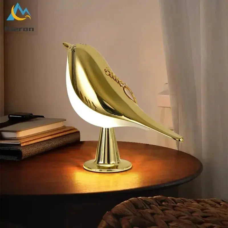 Modern Simple Magpie Led Desk Light Bedroom Study Bedside Lamp Living Room Decorate Touch Bird Floor Lamps Car Aromatherapy Lamp tableandwalllamps