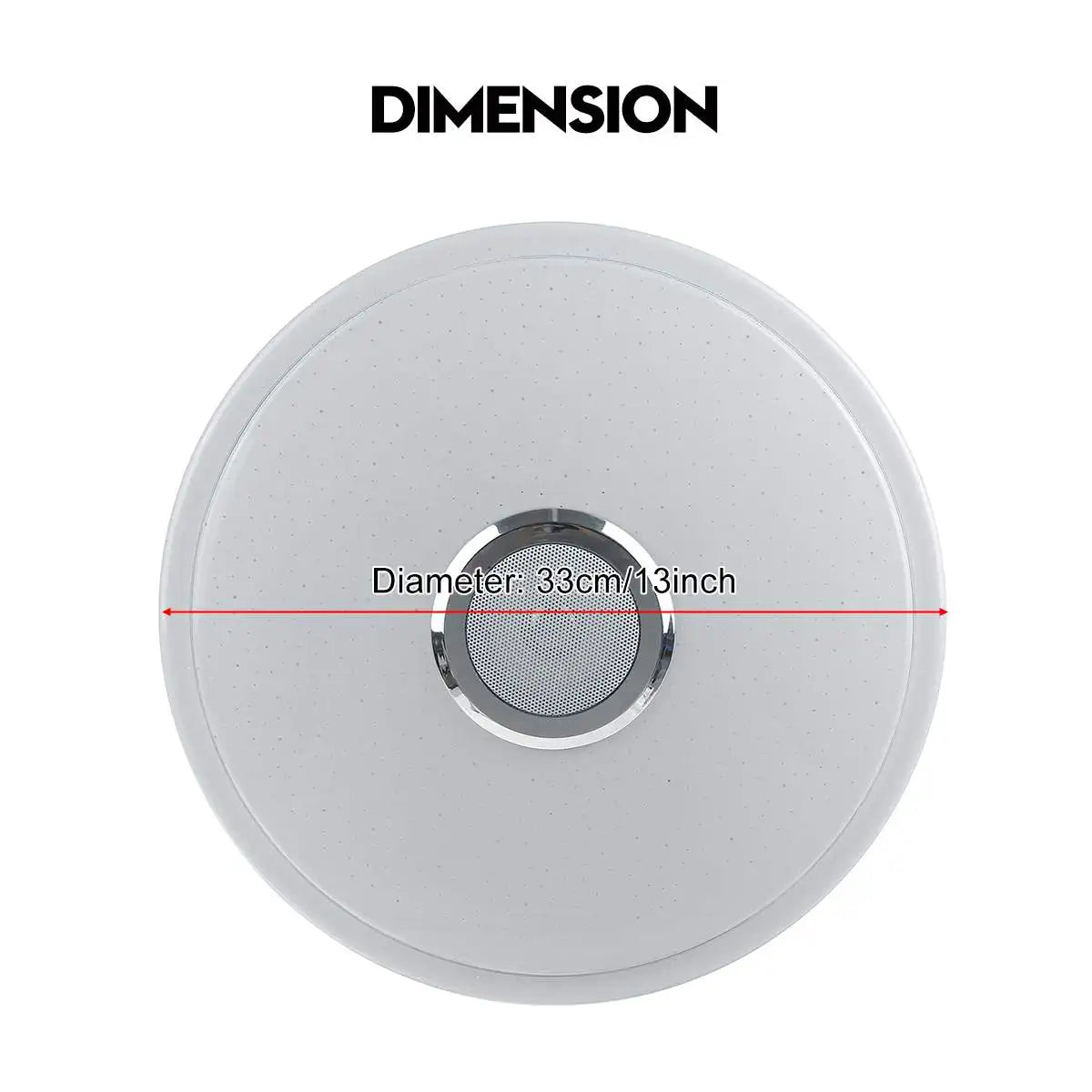 200W Smart LED Ceiling Light APP bluetooth Music Speaker Light RGB Dimmable Ceiling Lamp Home Bedroom Living Room Ambient Light