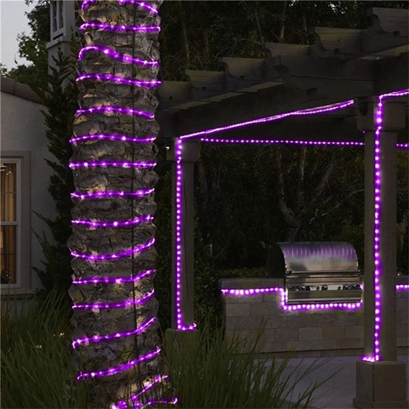 Solar String Light Outdoor Tube Rope Lights Waterproof Tube Lights for Outdoor Home Garden Parties Decor Led Lights Outdoor tableandwalllamps