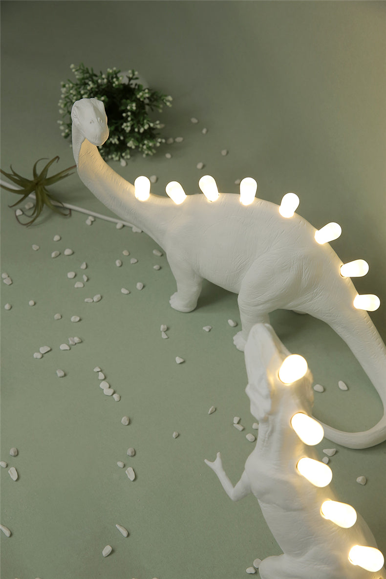 Nordic Dinosaur Resin LED Table Lamp Creative Designer Art Study Children's Room Bedhead Living  Model  Decoration Light tableandwalllamps