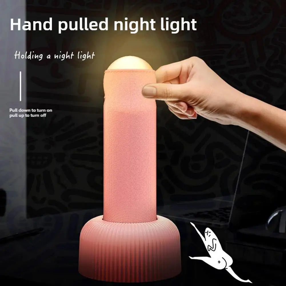 Handheld Night Light Charging Bedroom Bedside Up Light Light Roll Funny Sleep Gift Desktop Birthday Atmosphere A5c9 tableandwalllamps