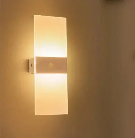 Living Room Sconce Wall Light USB Rechargeable Indoor Motion Sensor Lighting Bedroom Bedside Lamp Corridor Stairway Decor Lights tableandwalllamps