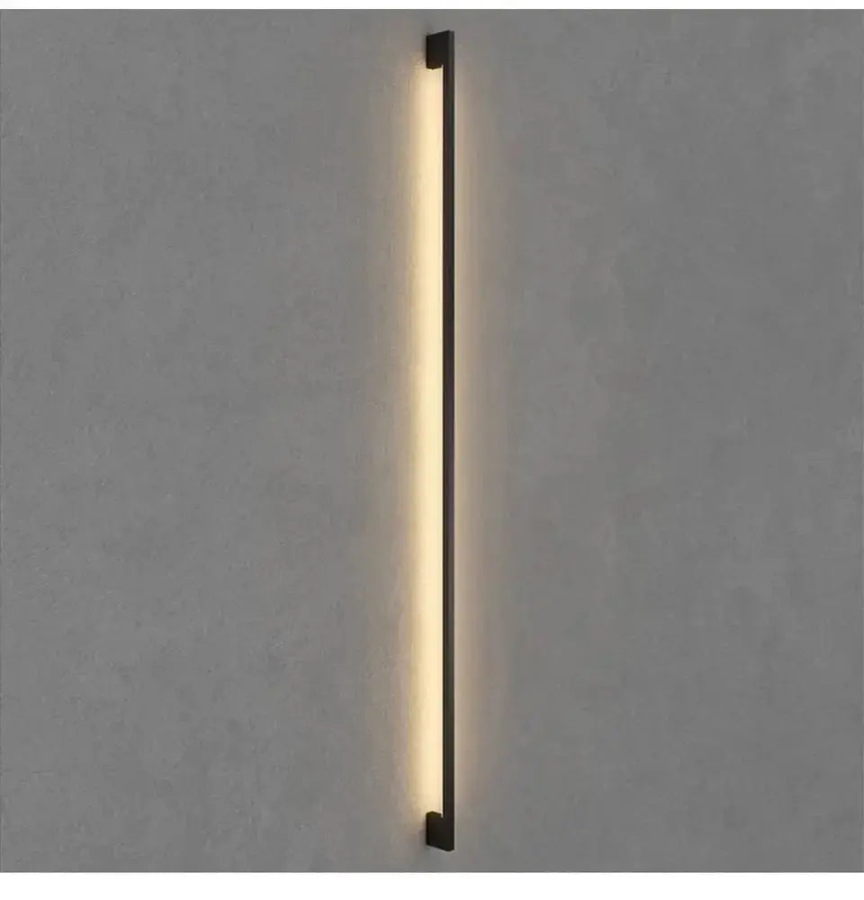 Modern Minimalist Long Wall Lamp LED Wall Mounted Light Indoor Living Room Bedroom Background Lamp Home Decora Fixtures 110/220V tableandwalllamps