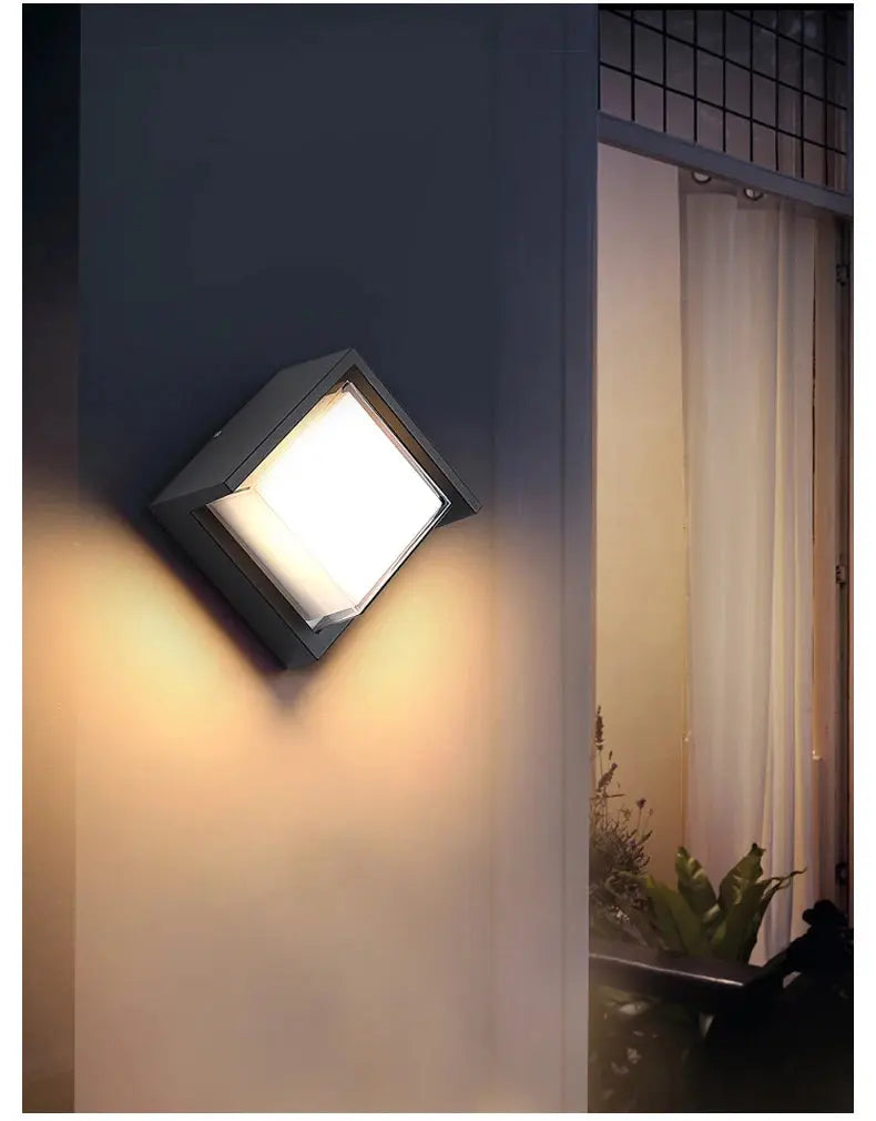 18W  Wall lamp Outdoor Waterproof LED Wall light Radar Motion Sensor AC85-265V Aluminum Garden Porch Lights wall lamp tableandwalllamps