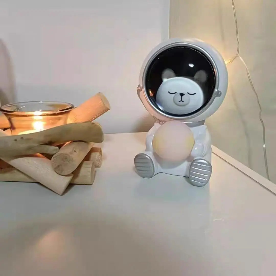 Night Lamp New Usb Charging Led Lamp Nursery Moon Animal Astronaut Cat Dog Table Decoration Baby Childrens Toy Birthday Gift tableandwalllamps