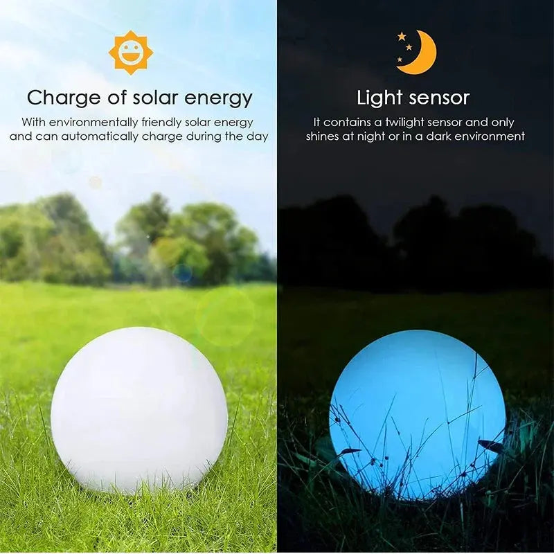 Solar Light 500mah Lithium Battery Outdoor Lighting Garden Lawn 24-key Remote Control Spherical Solar Lights Outdoor Lighting tableandwalllamps