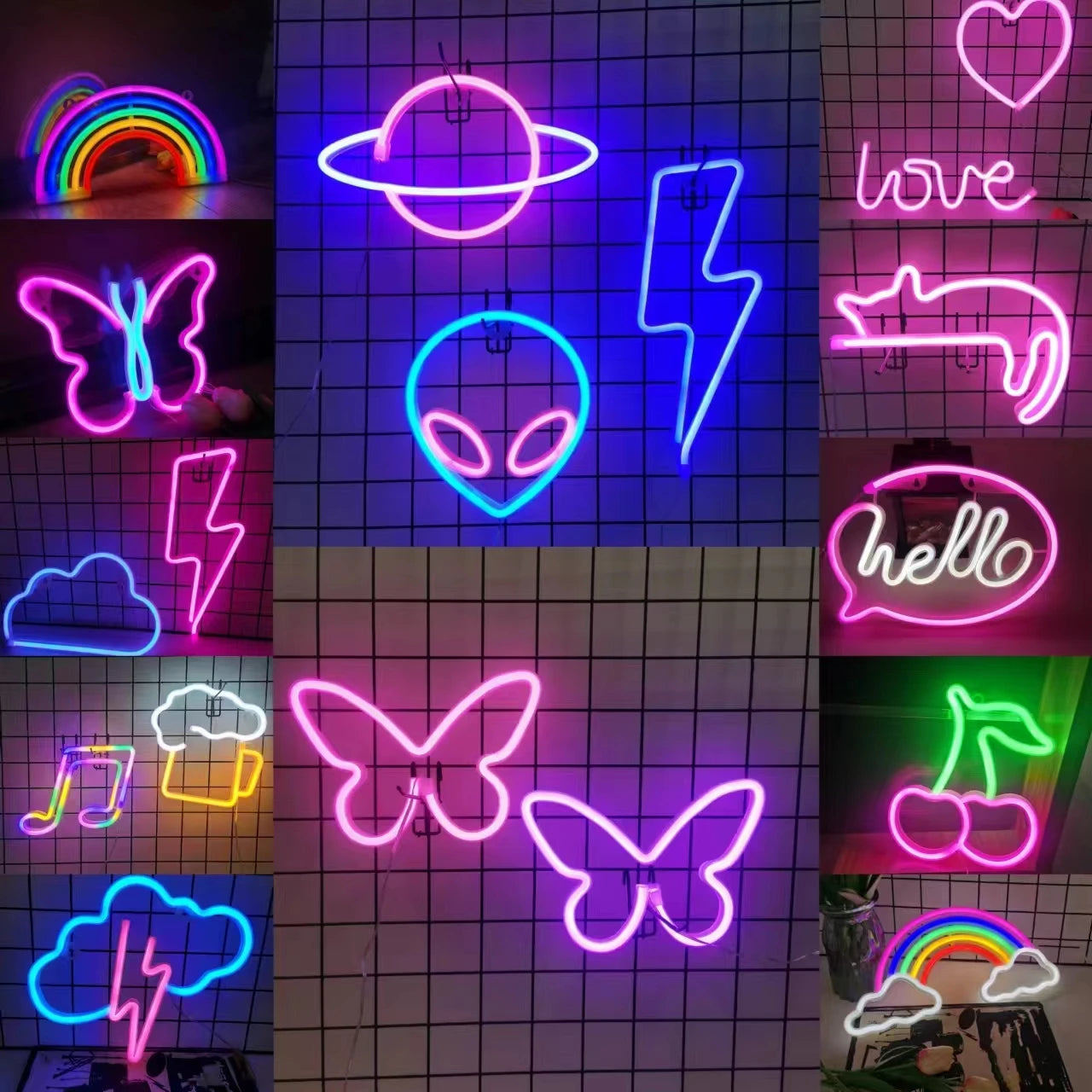 LED neon sign, USB/battery for bar, bedroom, game room, wedding party, wall decoration, Christmas gift tableandwalllamps