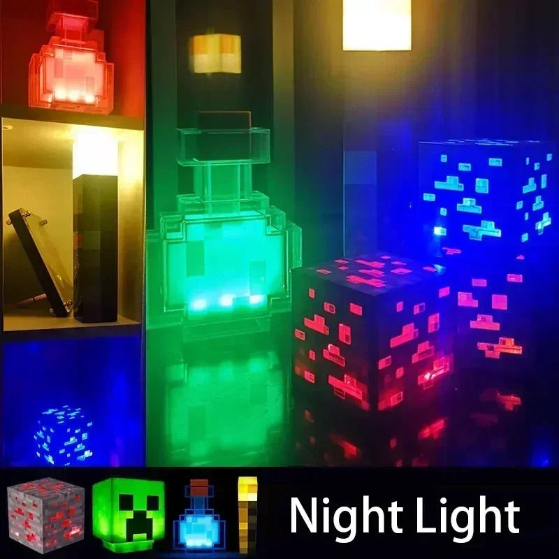 Brownstone Torch LED Lamp Potion Bottle Light USB Rechargeable Night Light Kids Xmas Gift Table Lamp Living Room Bedroom Decor tableandwalllamps