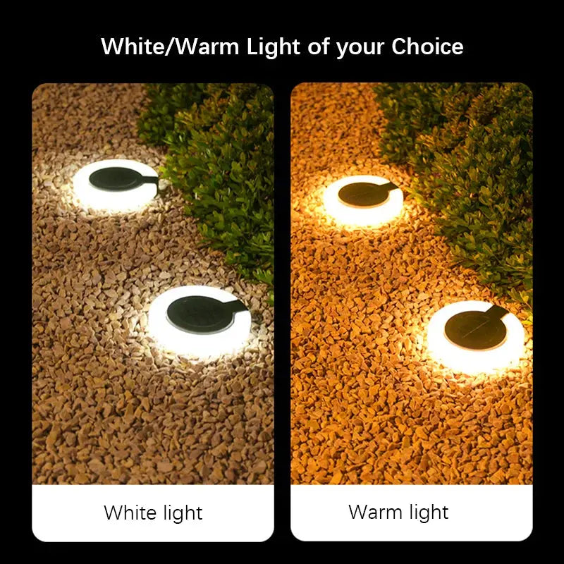 4Pack Solar Outdoor Lights,Waterproof LED Atmosphere Light,Warm white wall lamp,for Garden Fence Buried Lawn Porch Walkway Decor tableandwalllamps