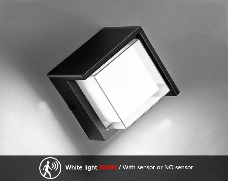 18W  Wall lamp Outdoor Waterproof LED Wall light Radar Motion Sensor AC85-265V Aluminum Garden Porch Lights wall lamp tableandwalllamps