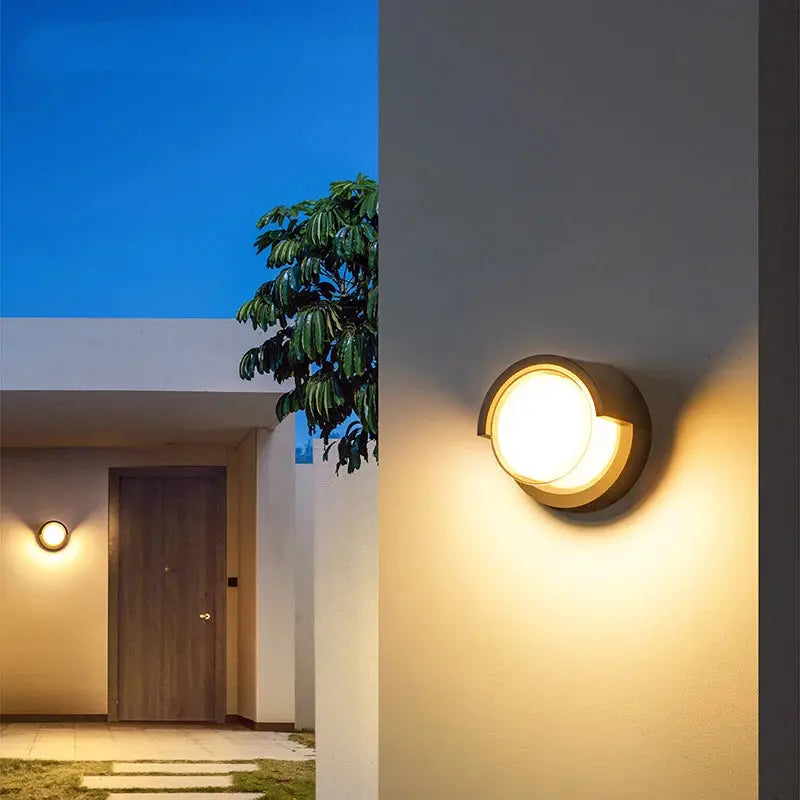 18W  Wall lamp Outdoor Waterproof LED Wall light Radar Motion Sensor AC85-265V Aluminum Garden Porch Lights wall lamp tableandwalllamps